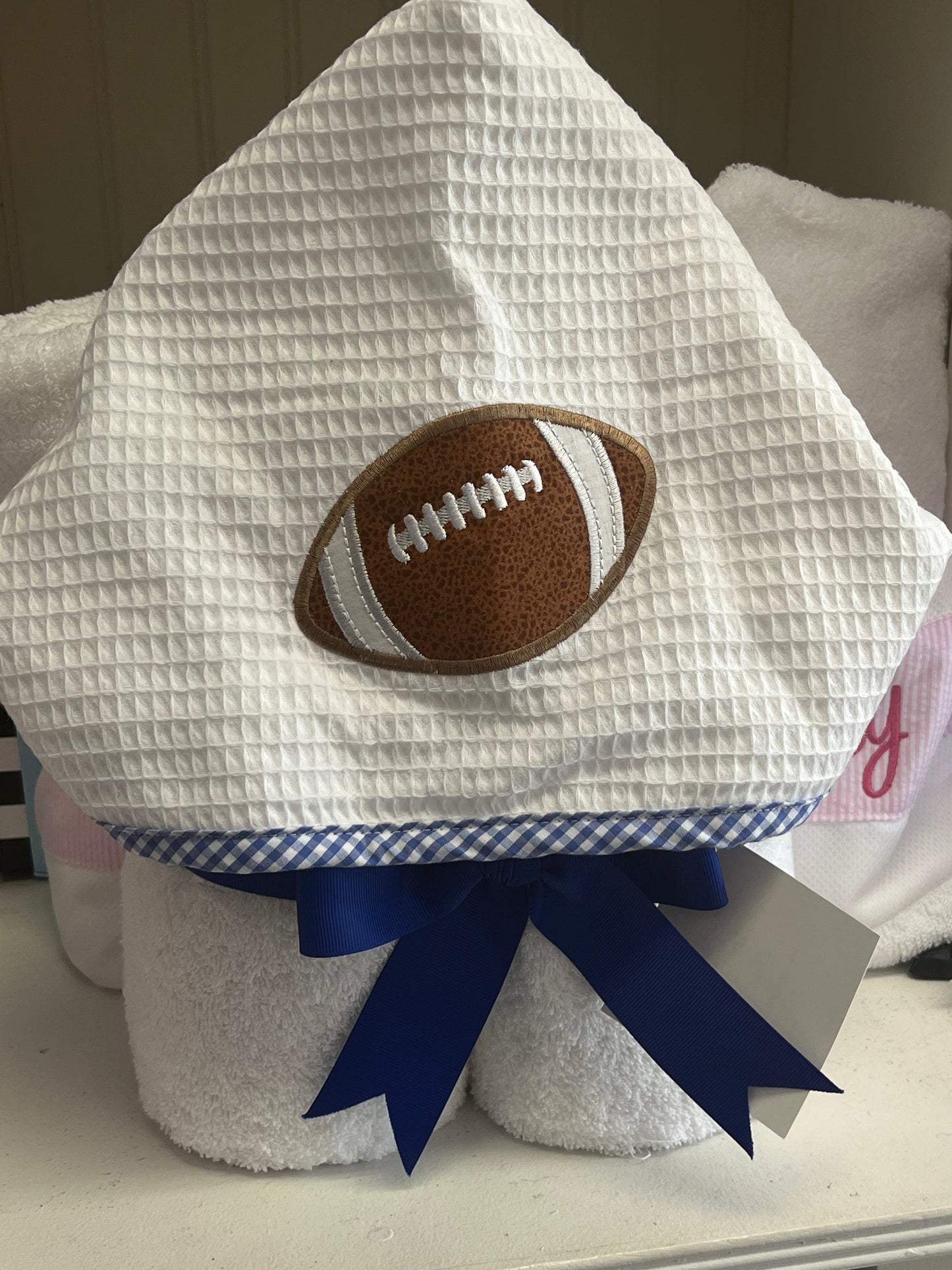 Football Hooded Towel