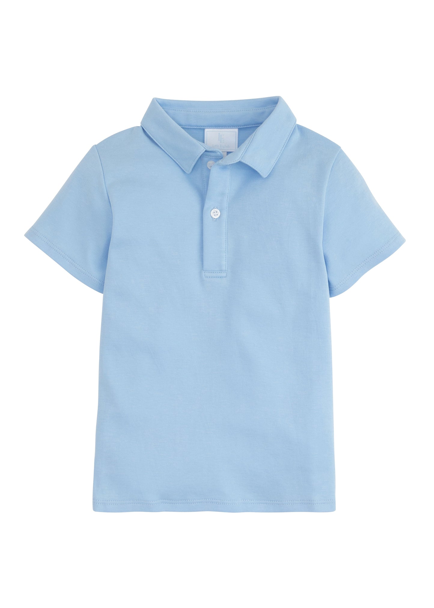 Blue Short Sleeve Polo by Little English