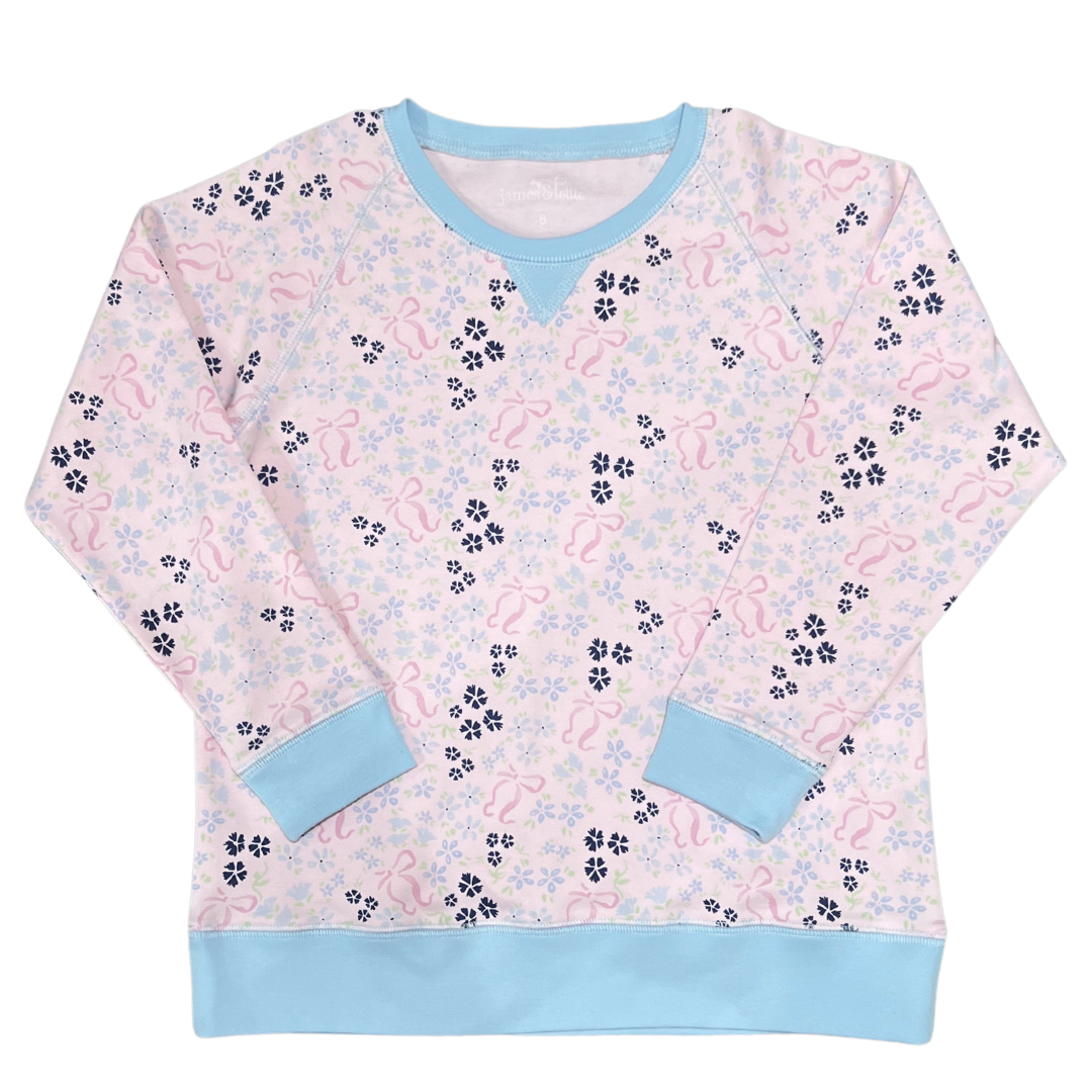 Floral Knit Sally Sweatshirt by James and Lottie