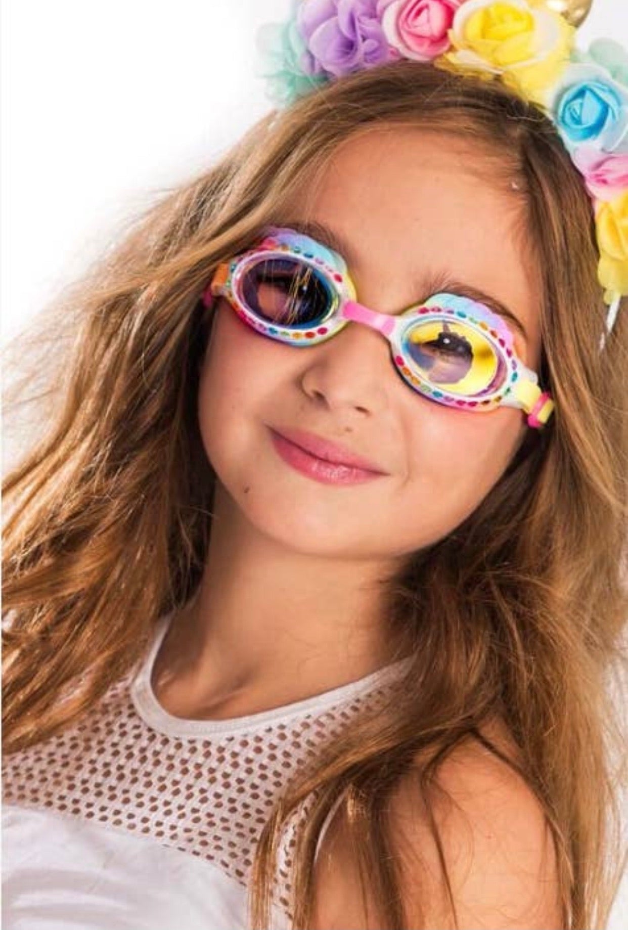 Rainbow Unicorn Swim Goggles