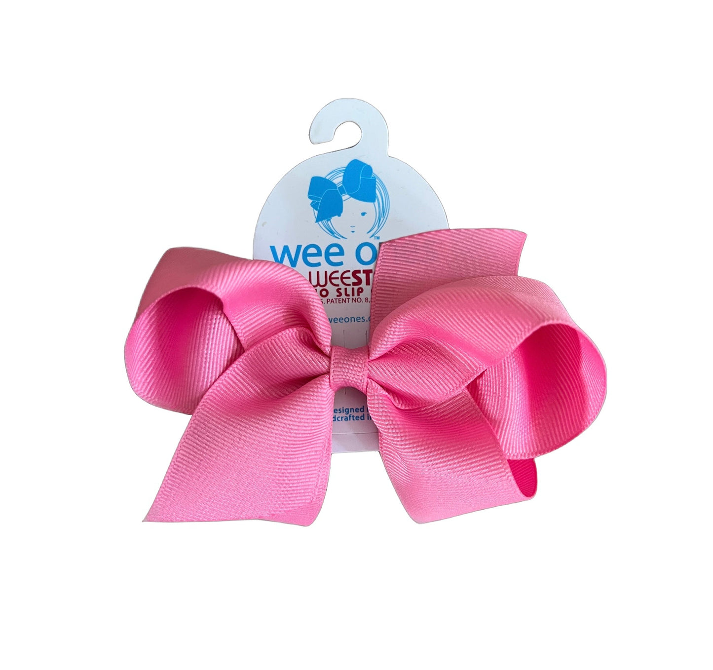 Wee ones Hot Pink King grosgrain Hair bow