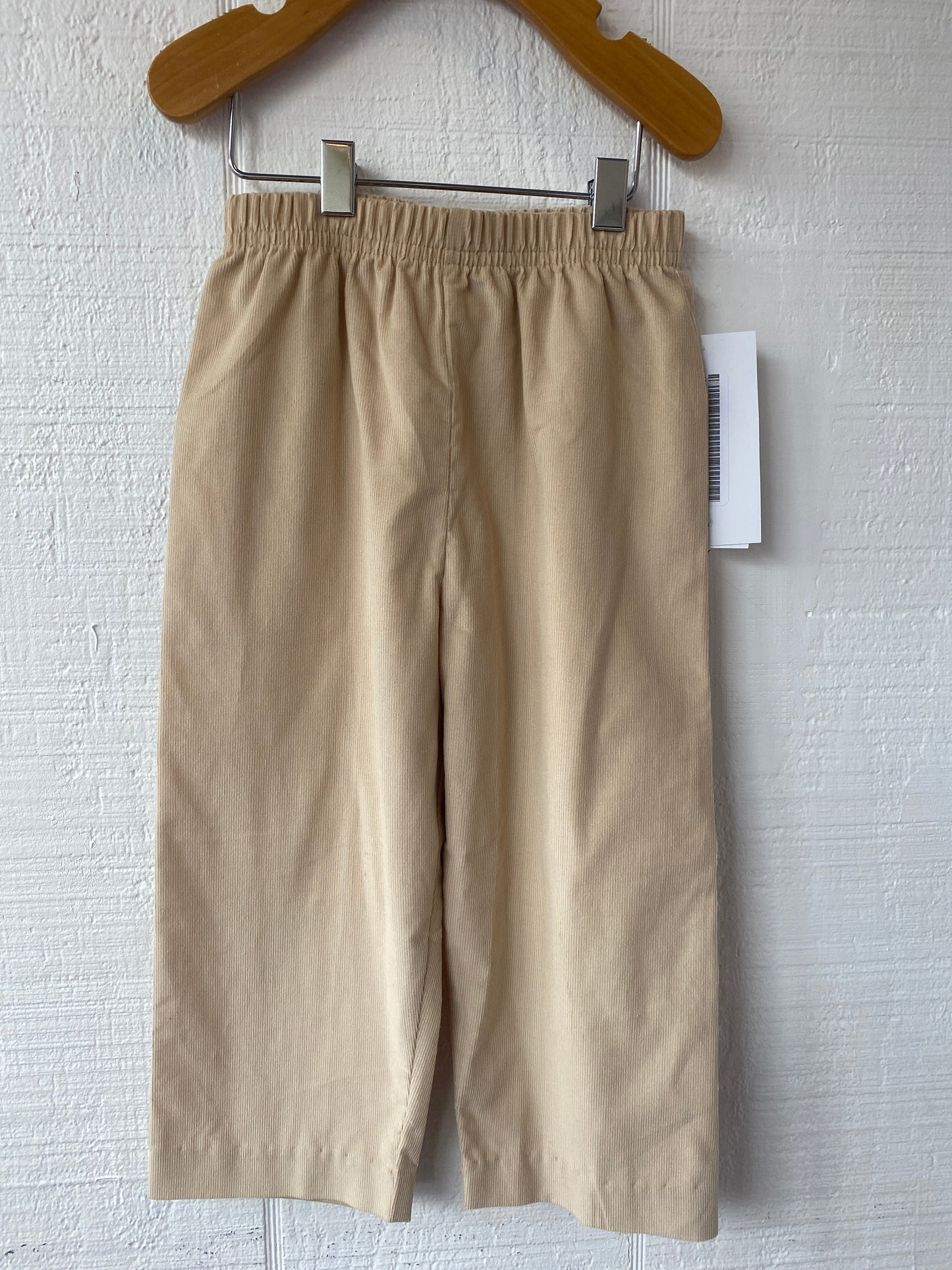 Leo Pull on Pants-Tan fine corduroy