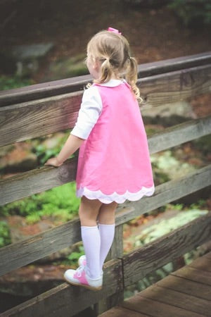 Hazel Jumper Pink Corduroy by the Proper Peony