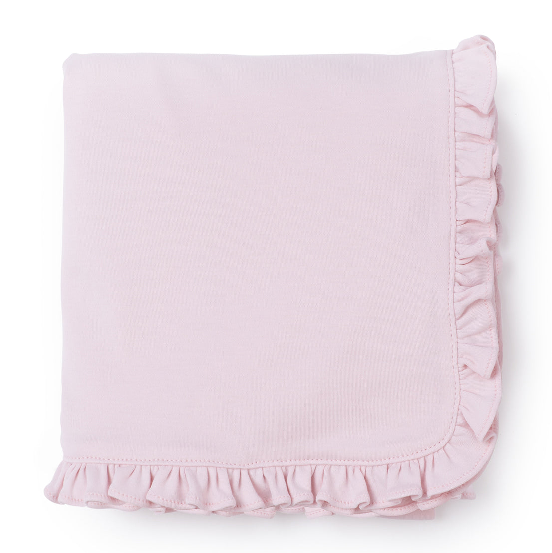 Light Pink Ruffled Blanket