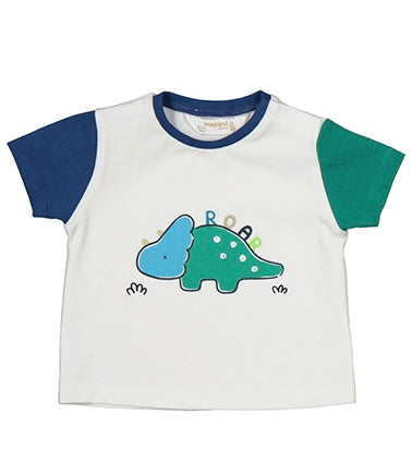Dino Colorblock Tee by Mayoral