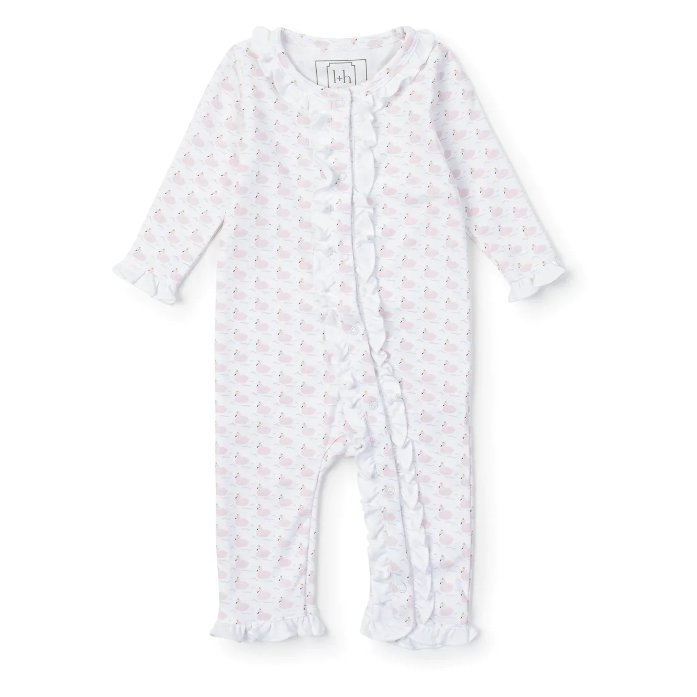 Grey Romper -Swan Princess by Lila and Hayes