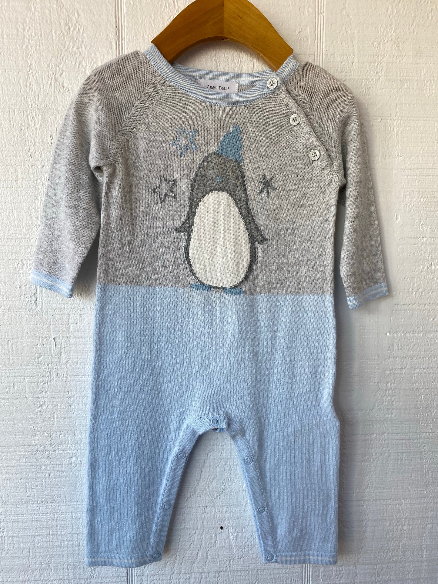 Penguin Knit Romper
