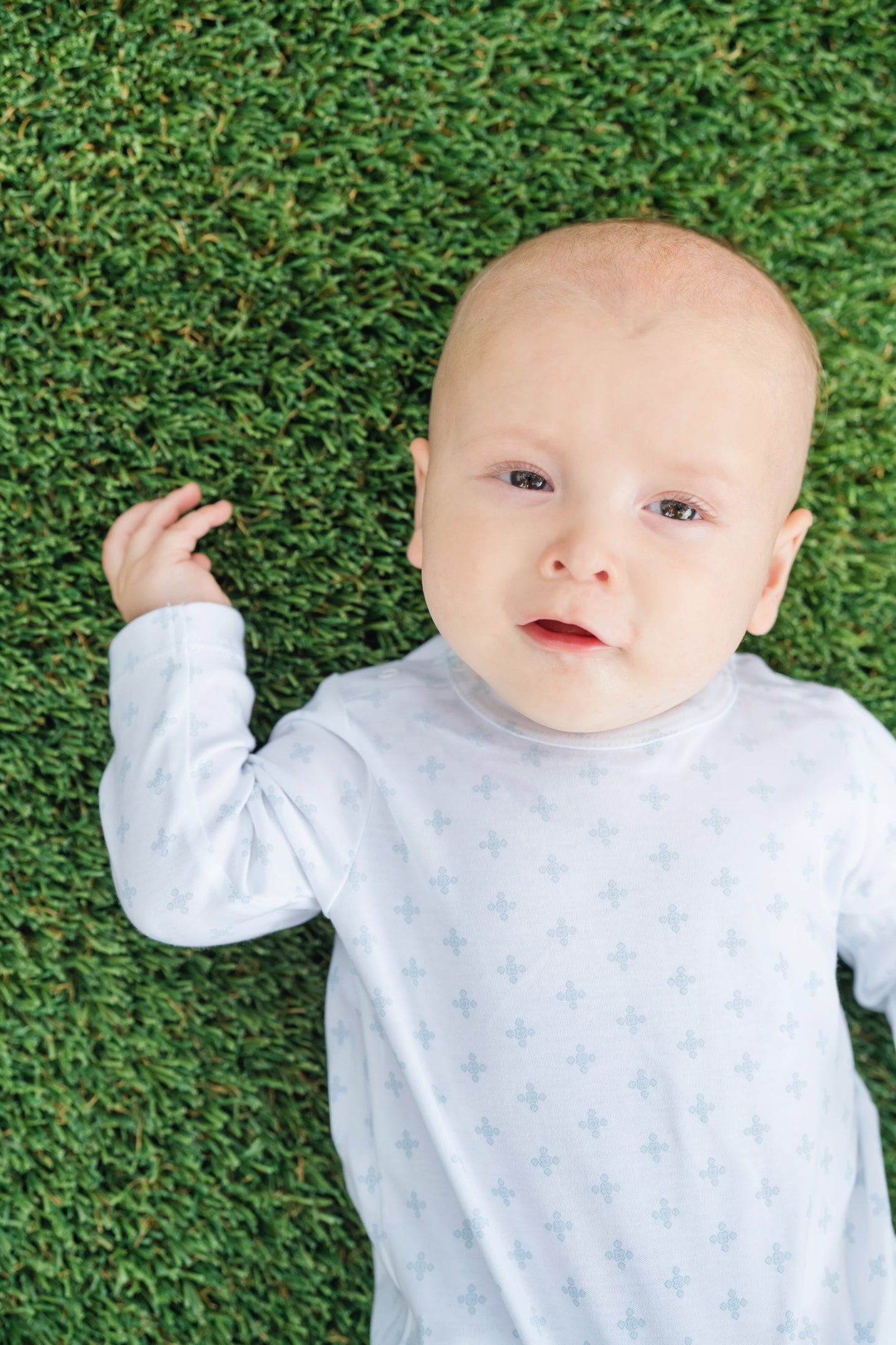 Thompson Romper in Soho Blue by Lila & Hayes