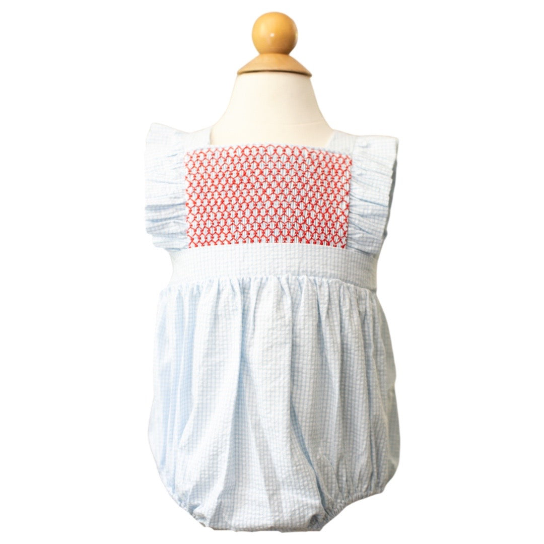 Smocked Edith Bubble by Peggy Green