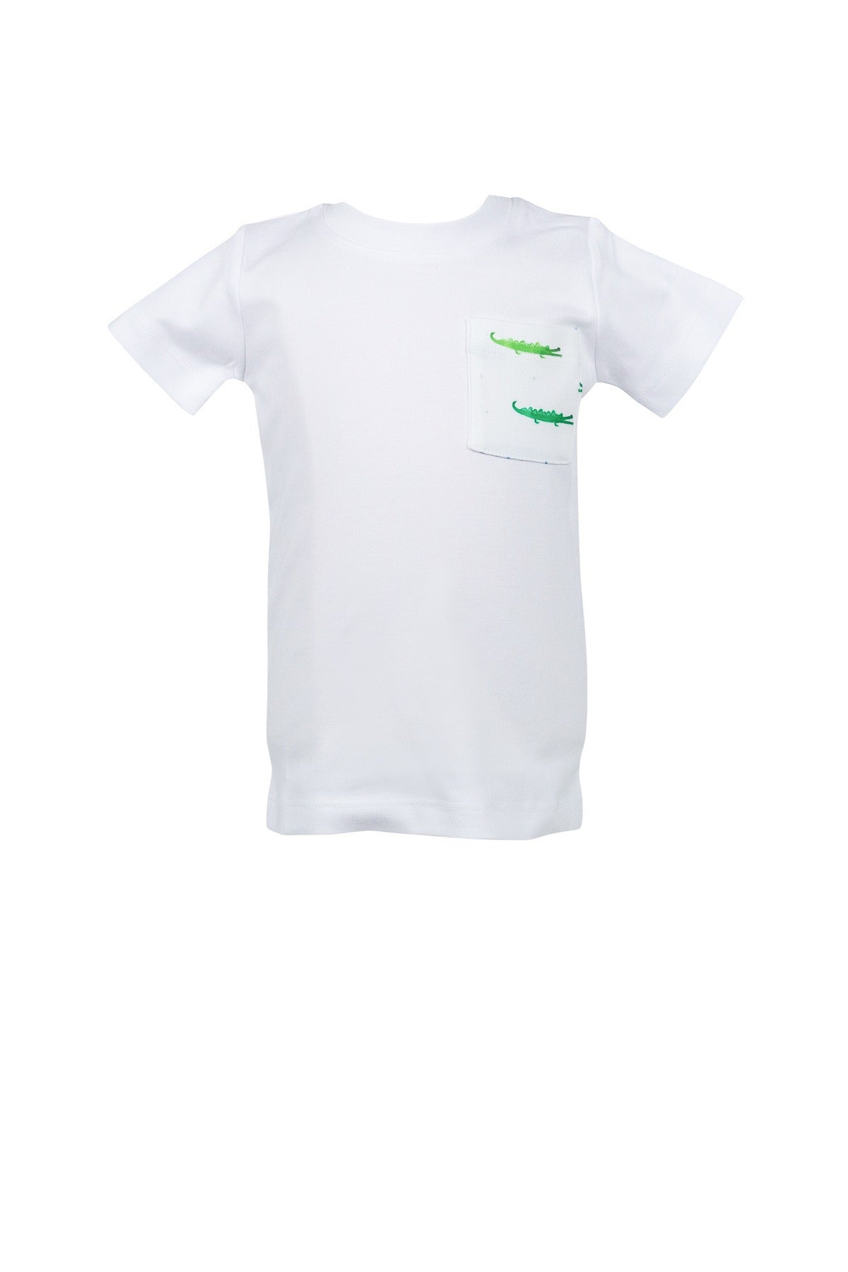 Alex Blue Alligator Pocket Tee