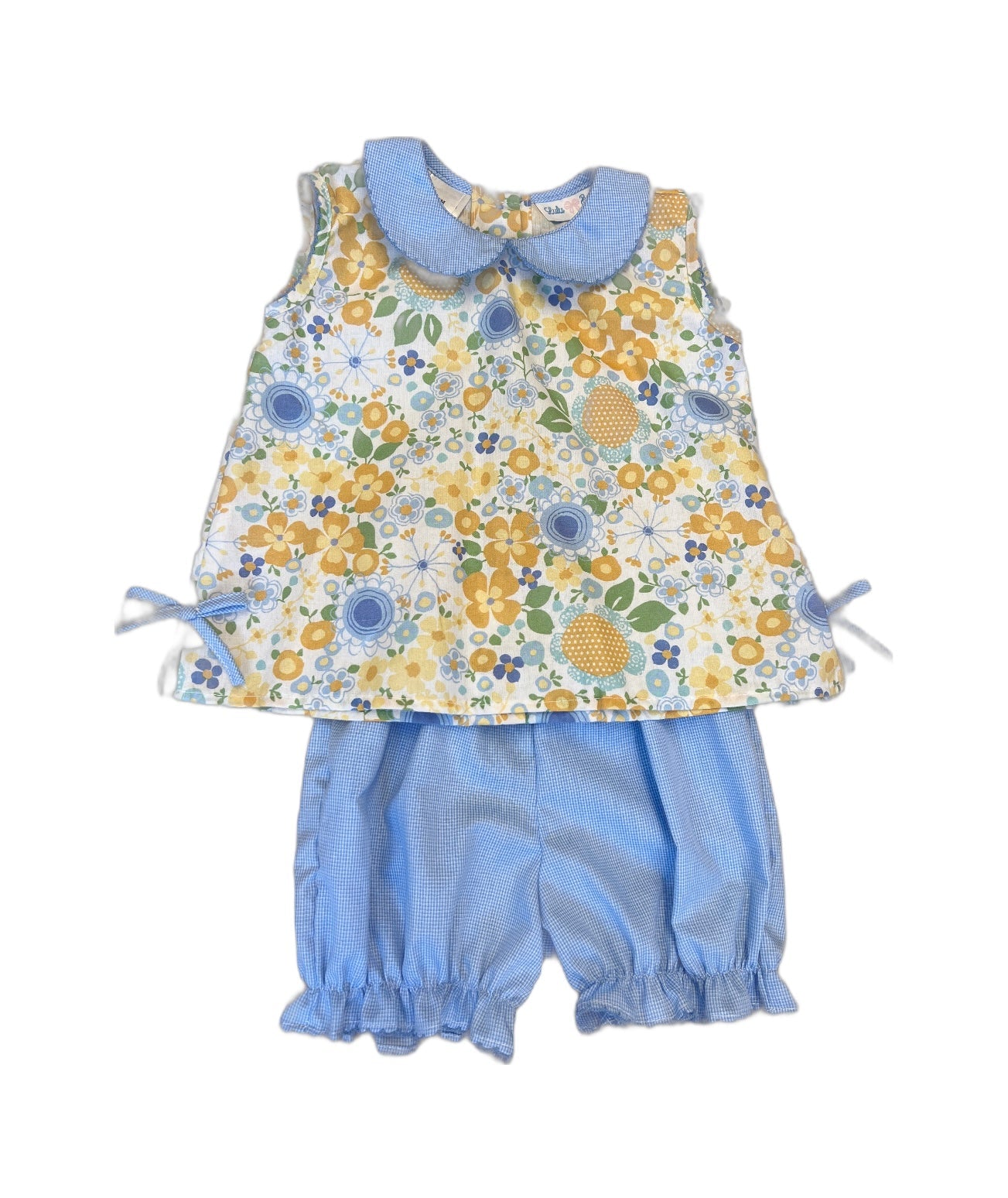 Kailey Bloomer Set in blue floral