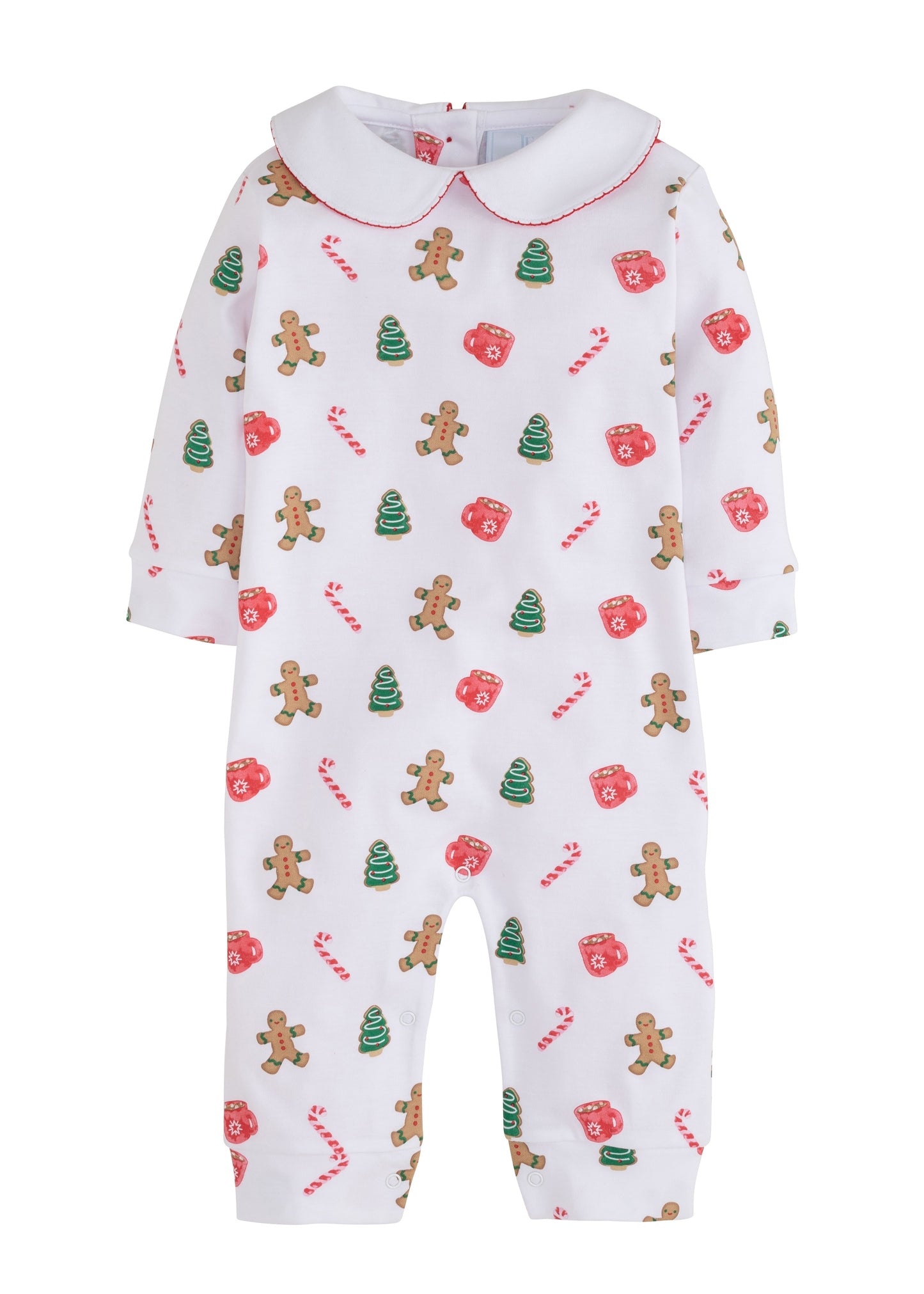 Printed Playsuit-Gingerbread Cookies by Little English