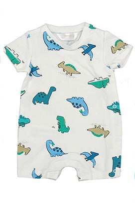 Dinosaur Print Short Romper