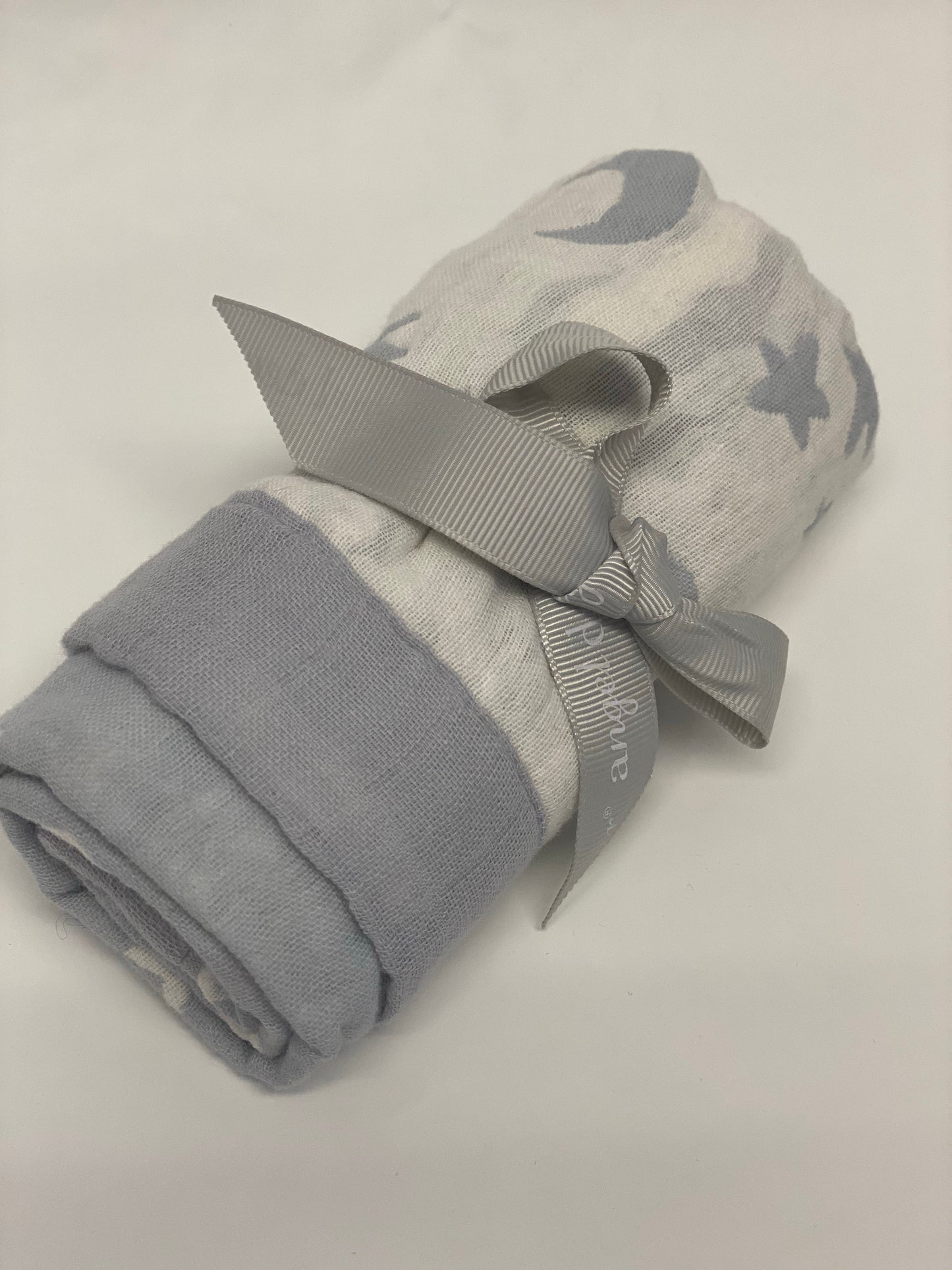 Gray Moon and Stars Blankie