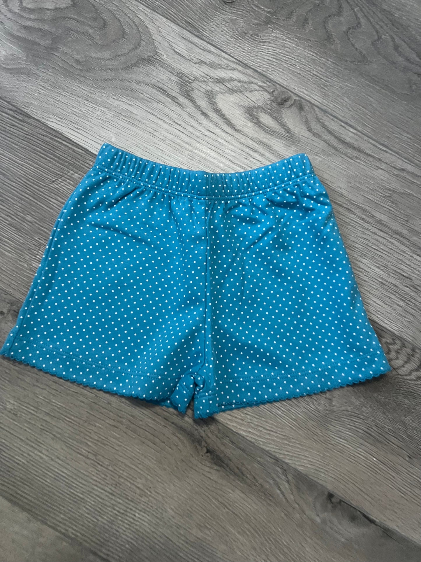 Girl Turquoise Dot Shorts by Luigi