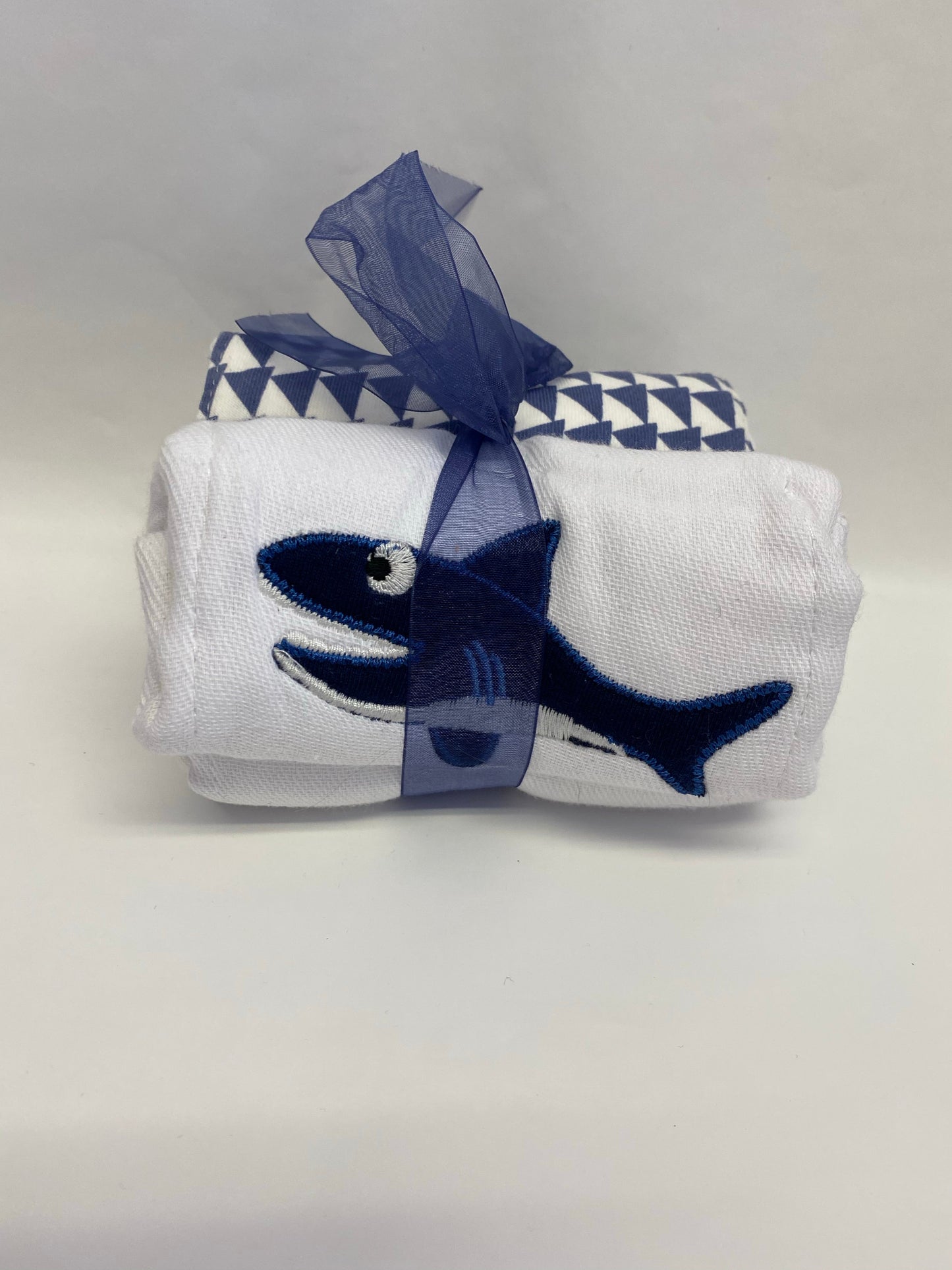 Shark Burp Cloths