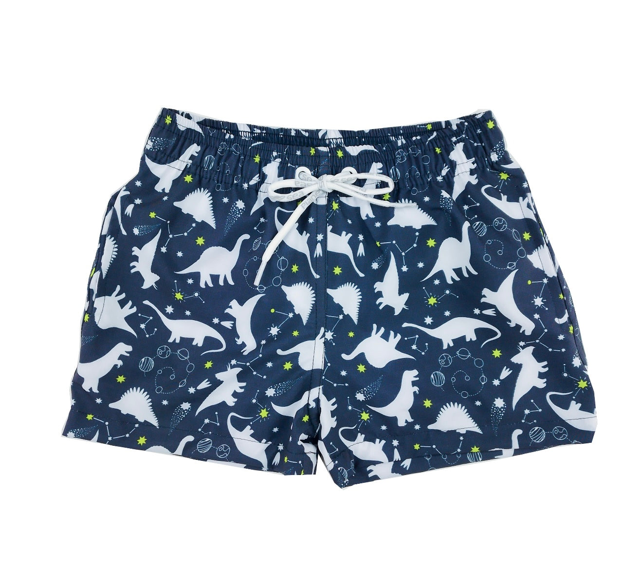 Dino in the Sky Boys Swim Trunks