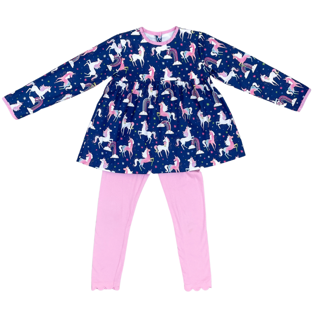 Greta legging Set Unicorns by James and Lottie