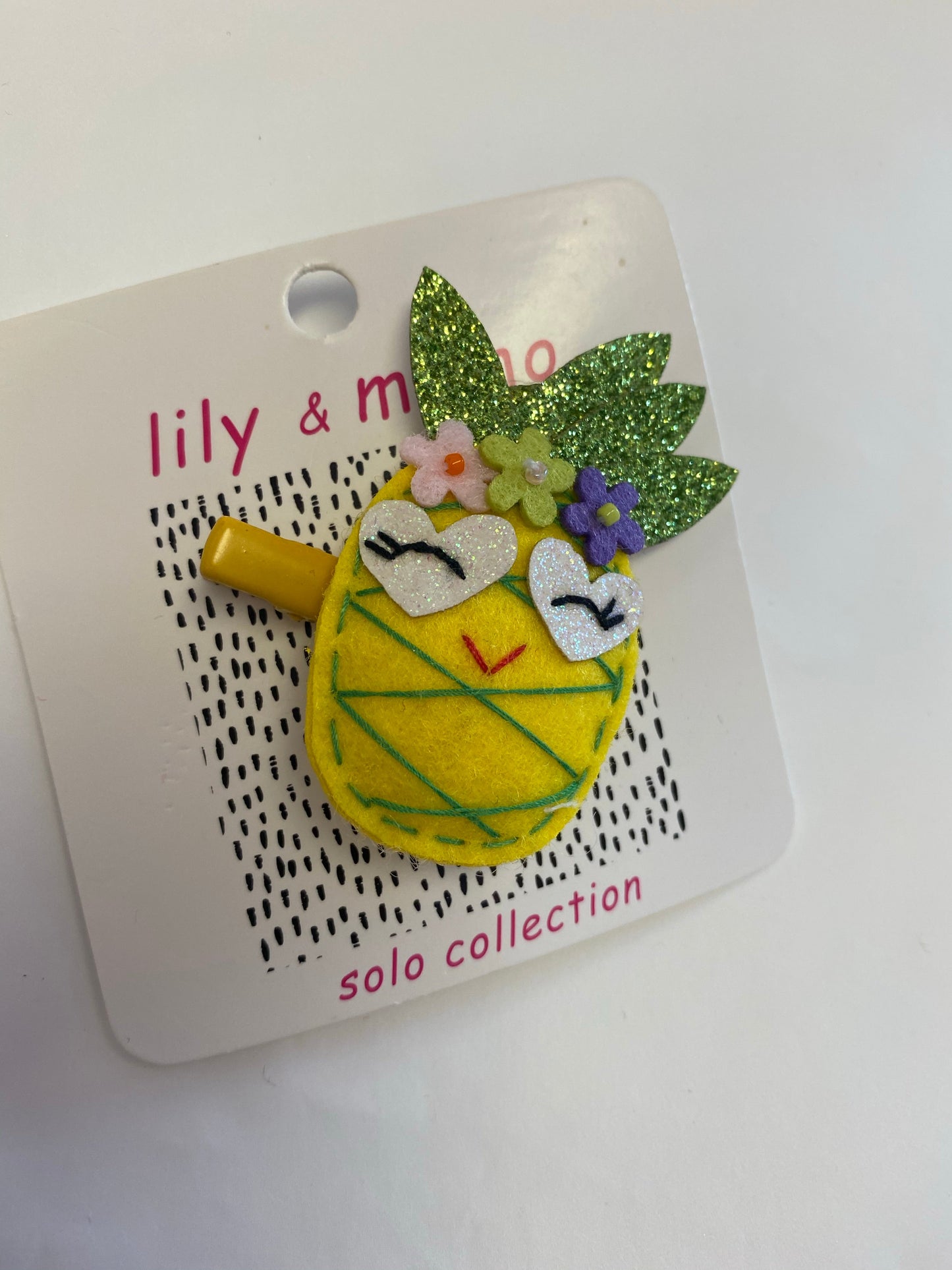 Pineapple hair clip