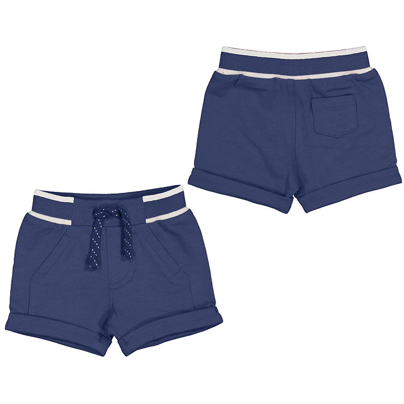 Indigo Blue Fleece Shorts