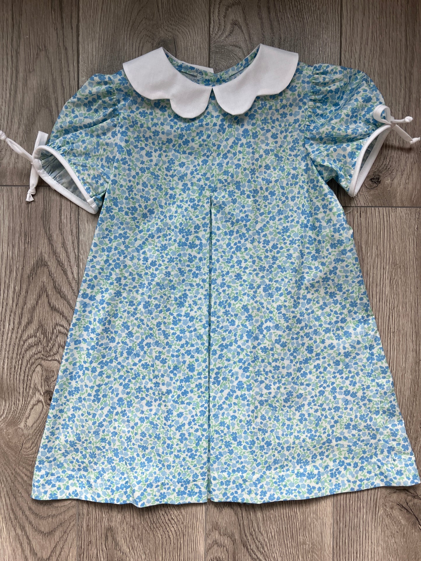 Blue Floral Float Dress