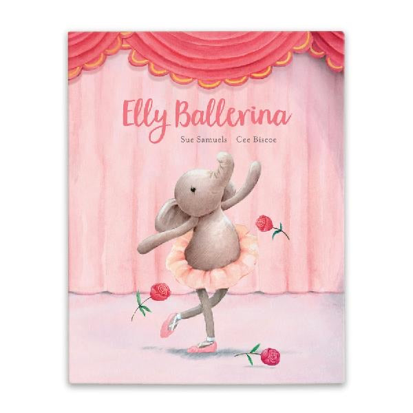 Elly Ballerina hardcover book by Jellycat