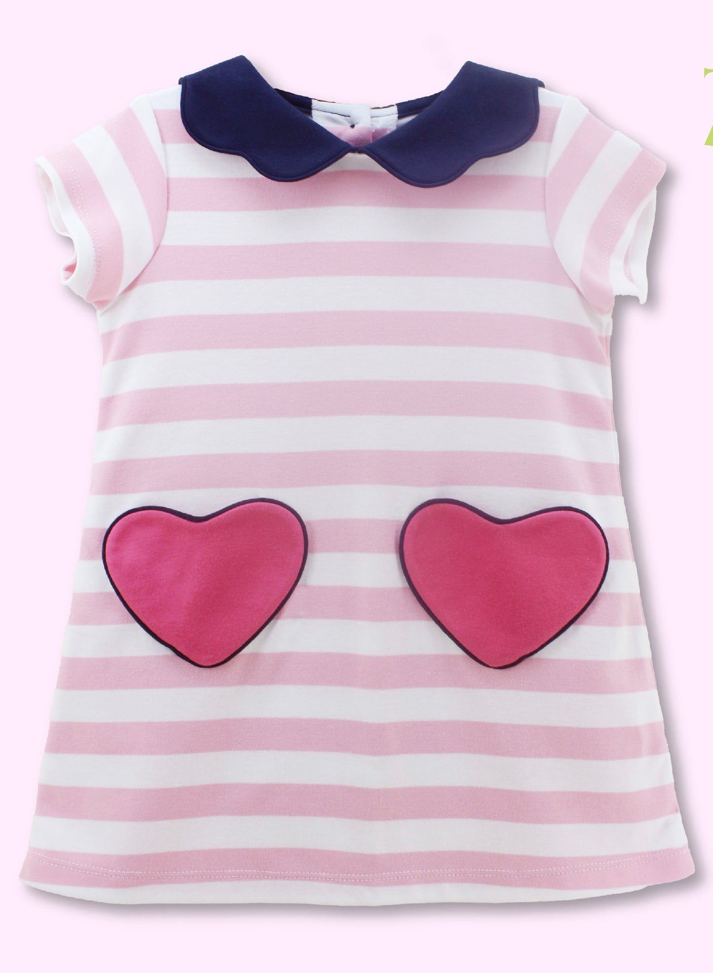 Appliqué Heart Blake Dress by Zuccini Kids