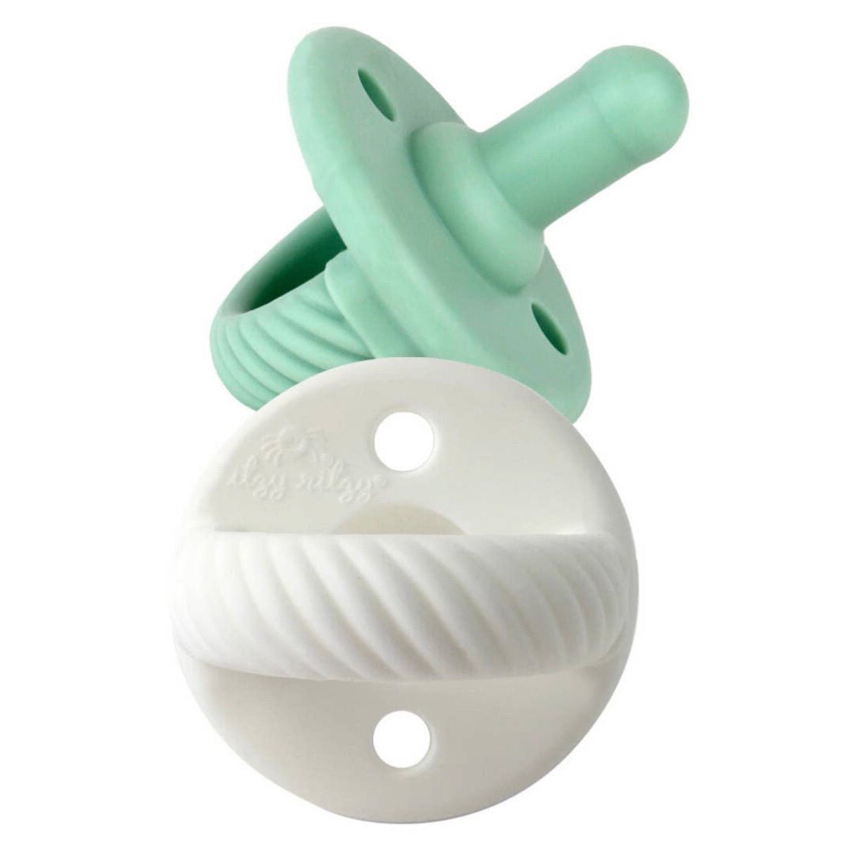 Sweetie Soother 2 pack pacifier set -Mint and White