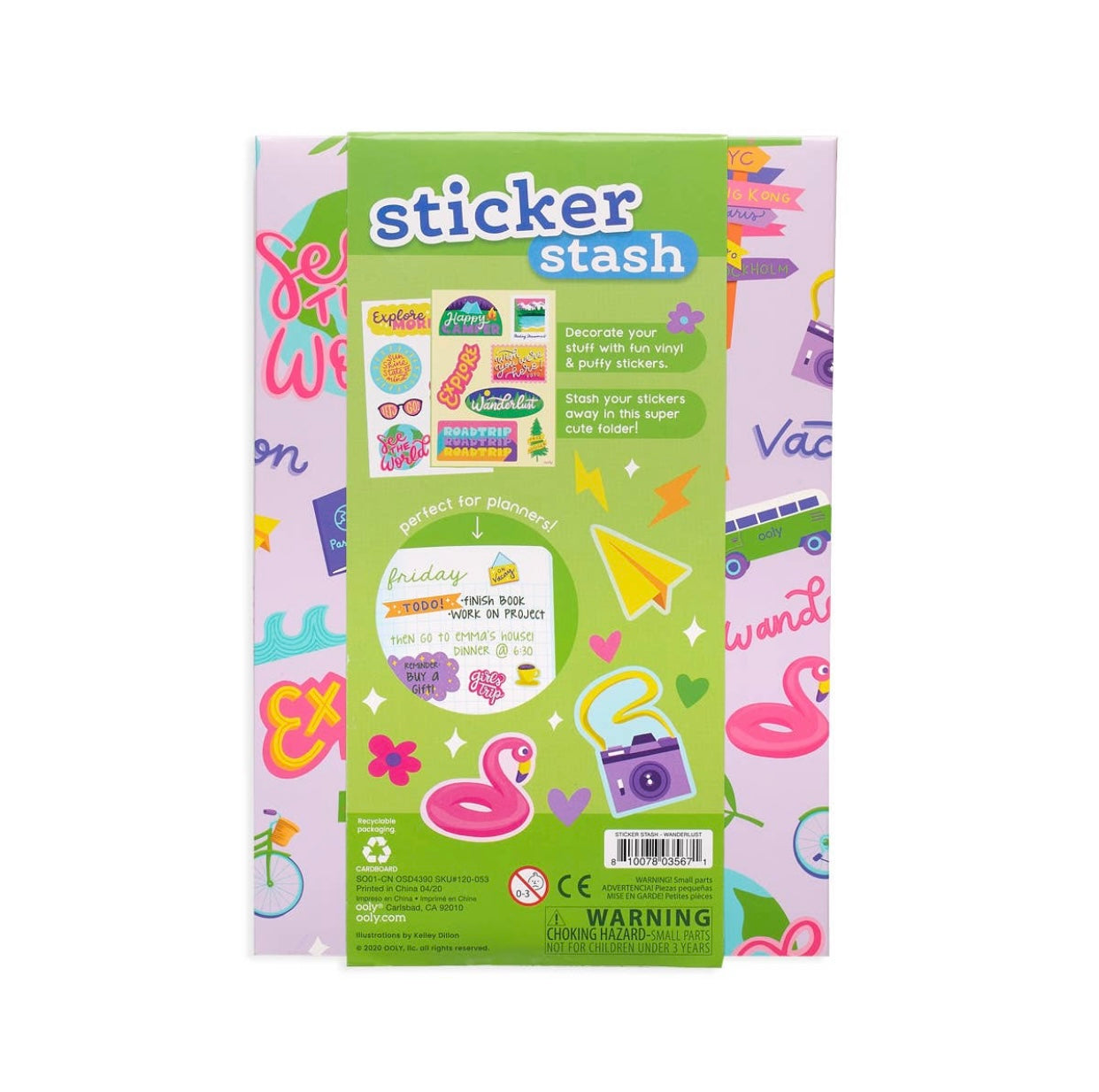 Sticker Stash-Wanderlust