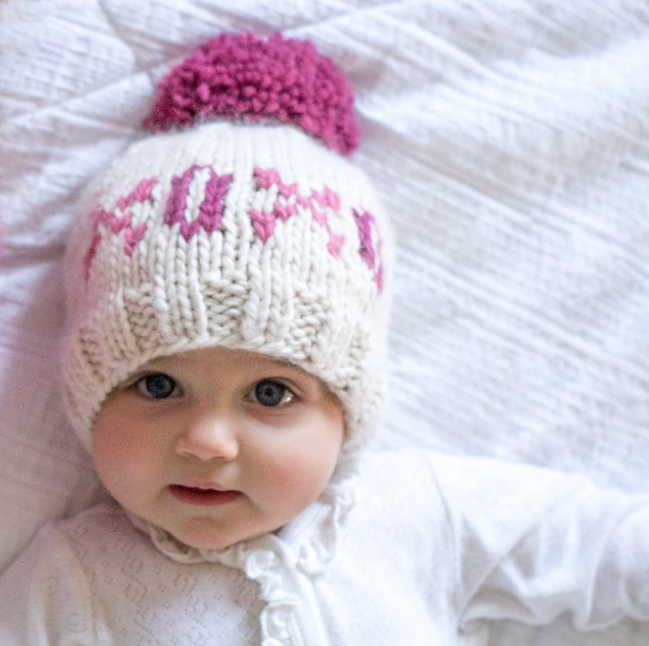 XOXO Rosy Valentine Knit Beanie Hat