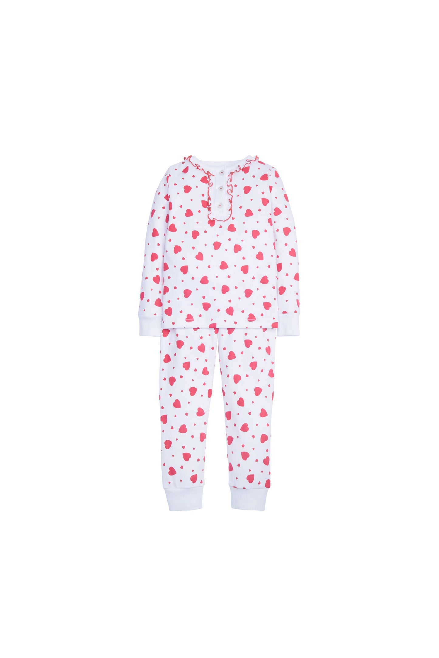 Girls Printed Jammies -Hearts by Little English