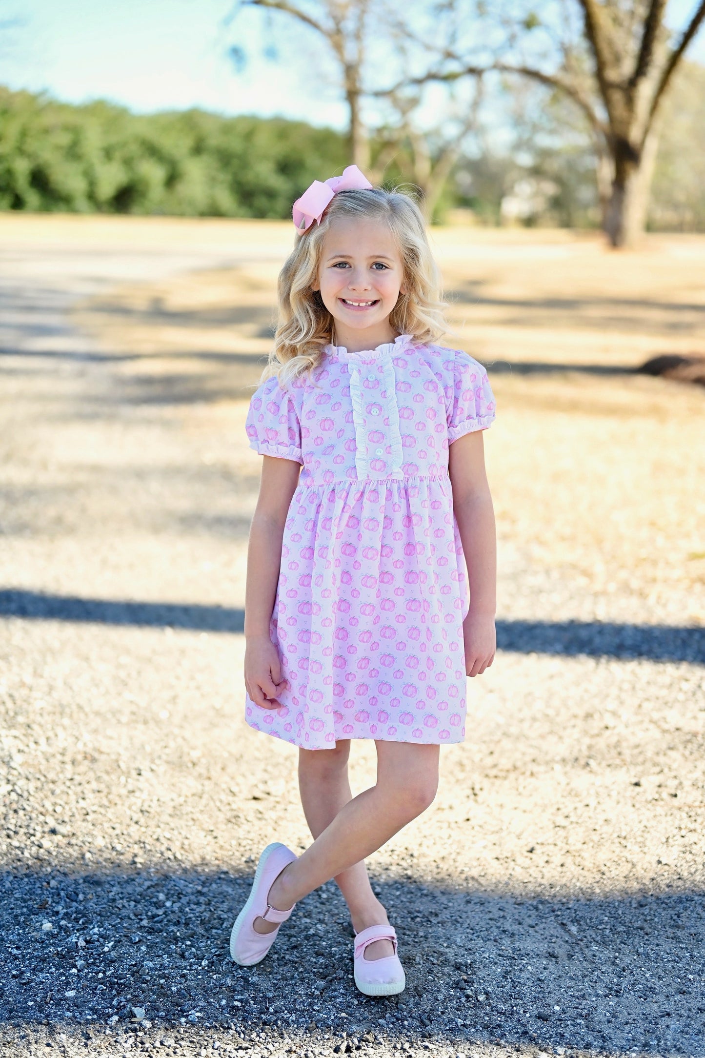 Annie Dress-Pumpkin by James and Lottie