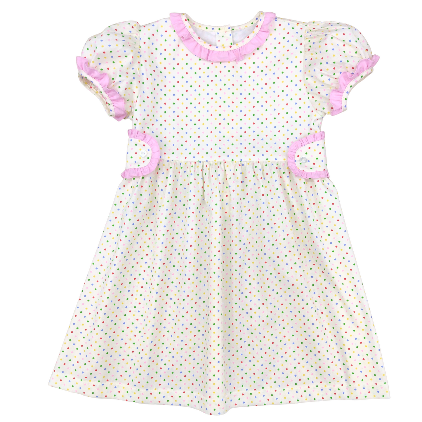 Tabitha Dress Multi Dot by James and Lottie