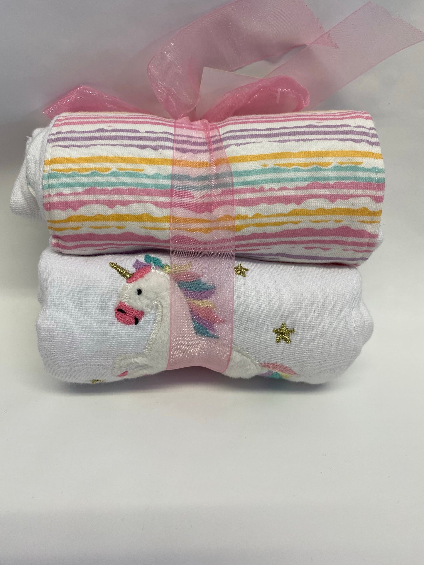 Unicorn Burp cloths (Set of 2)