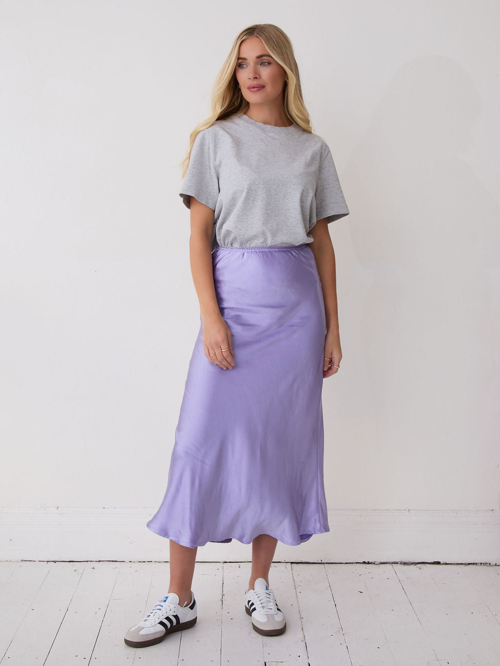 Angel Lilac Midi Skirt