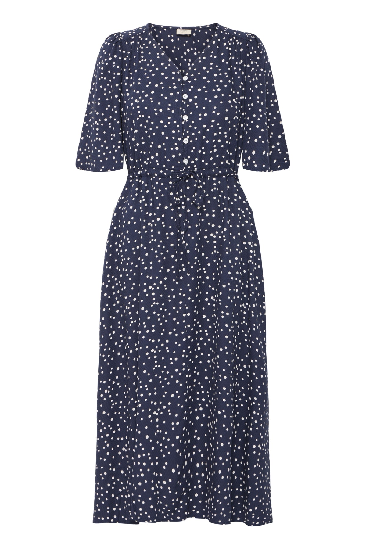 Frkamma Navy Spotty Dress