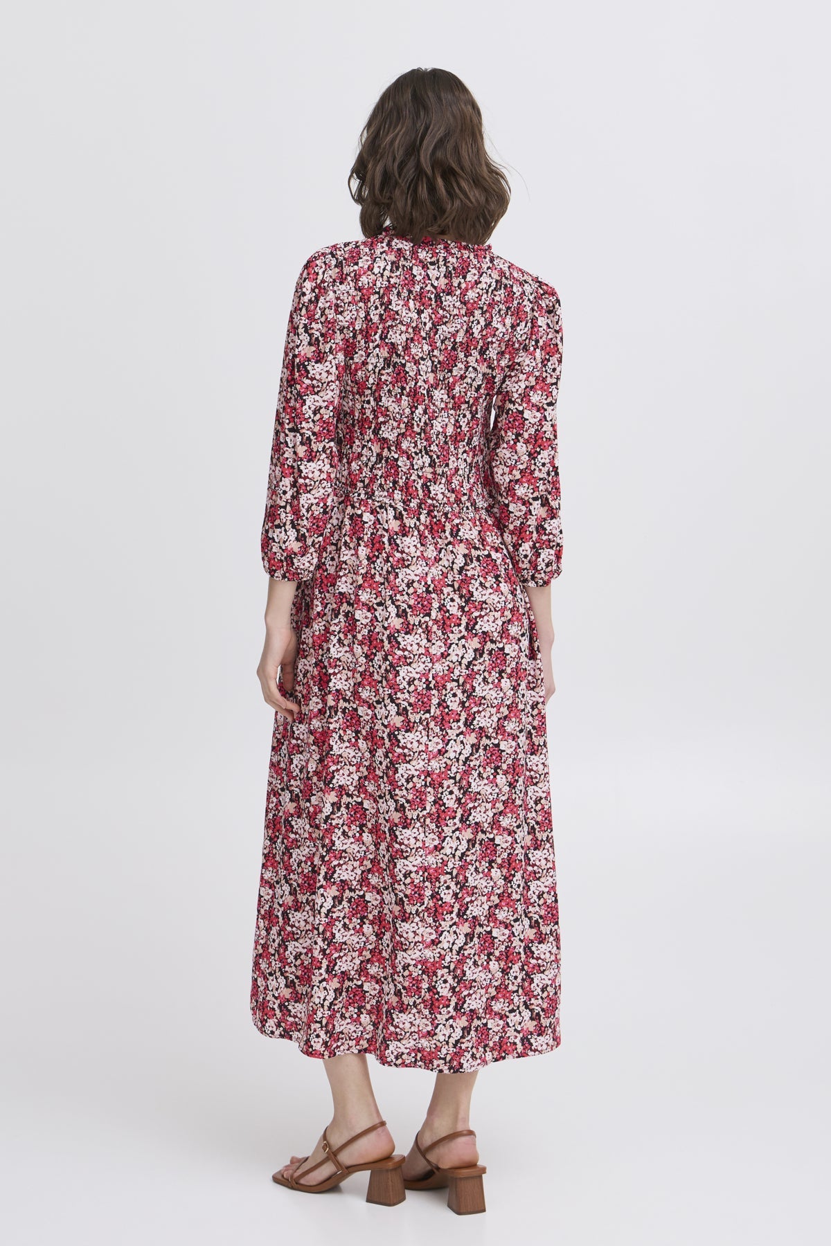 Frlalu Pink Floral Dress