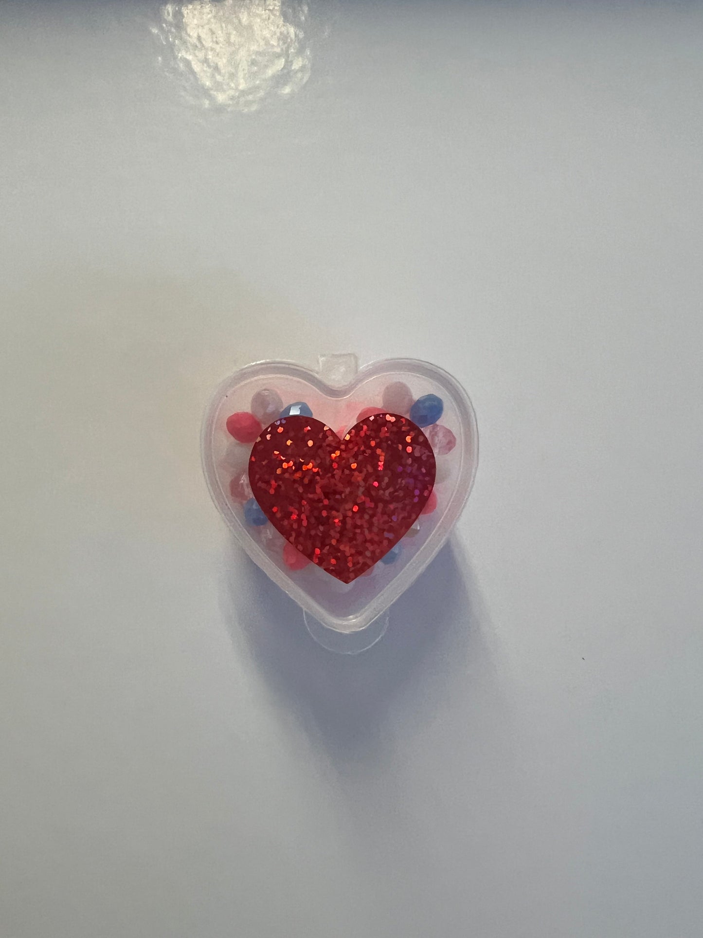 Valentine Heart Bracelets - Pink & White Tones