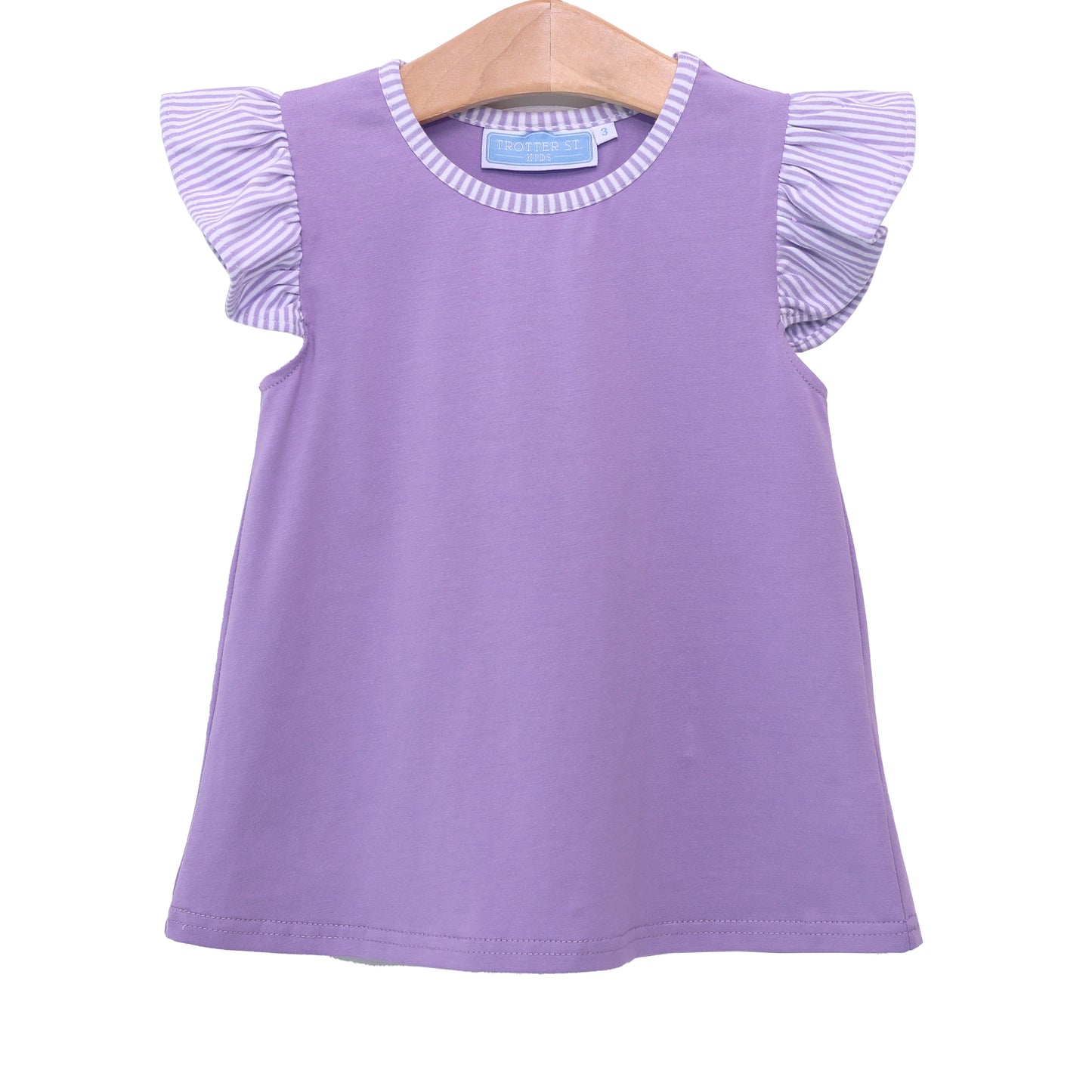 Vivian Flutter Top Lavender by Trotter Street Kids