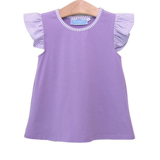 Vivian Flutter Top Lavender by Trotter Street Kids