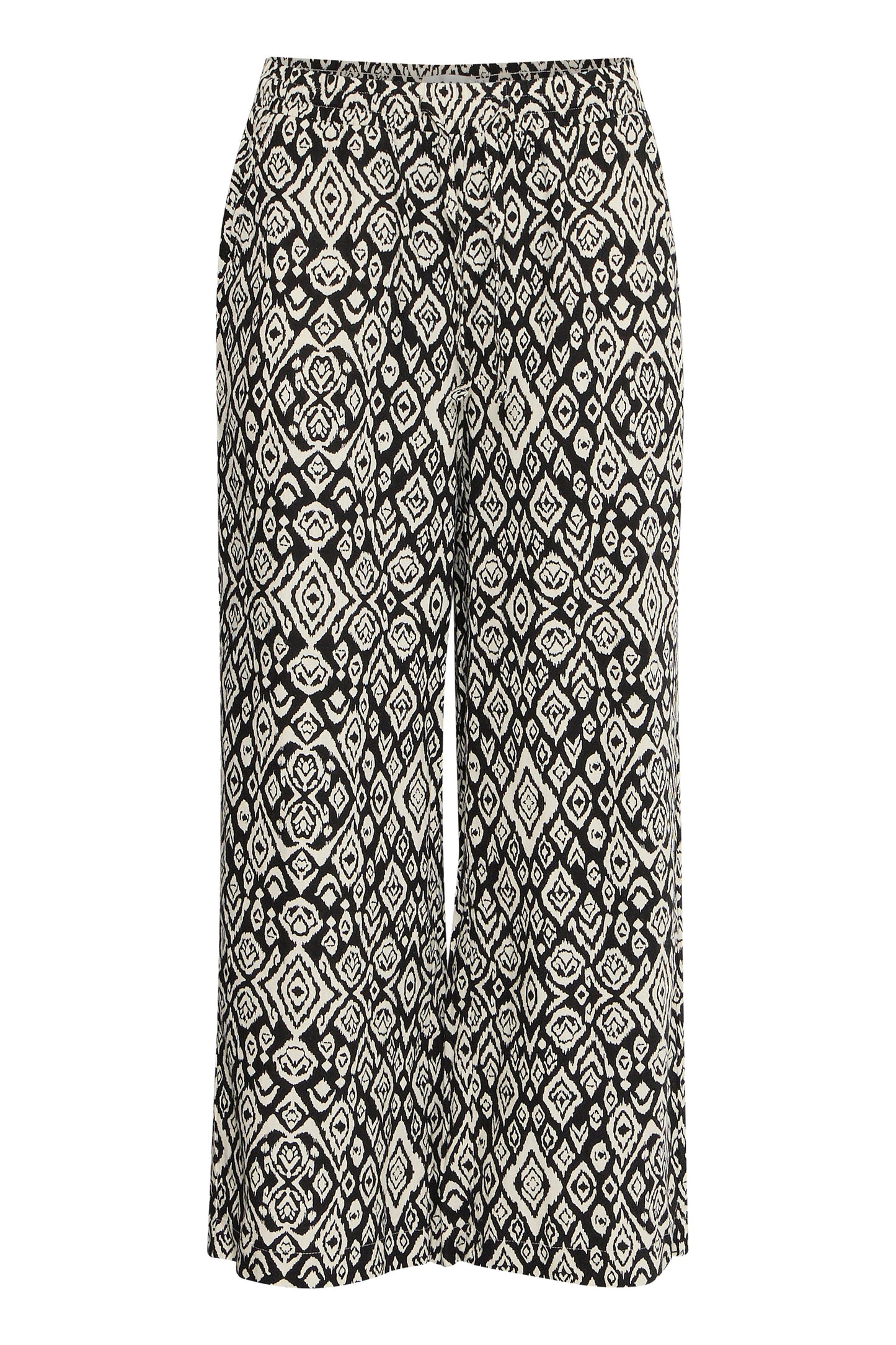 Ihlinno Cropped Trousers - Black Diamond