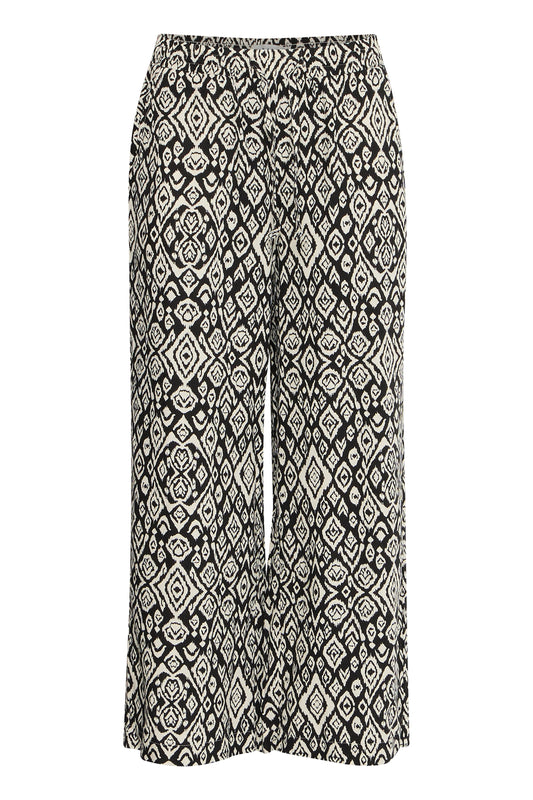 Ihlinno Cropped Trousers - Black Diamond