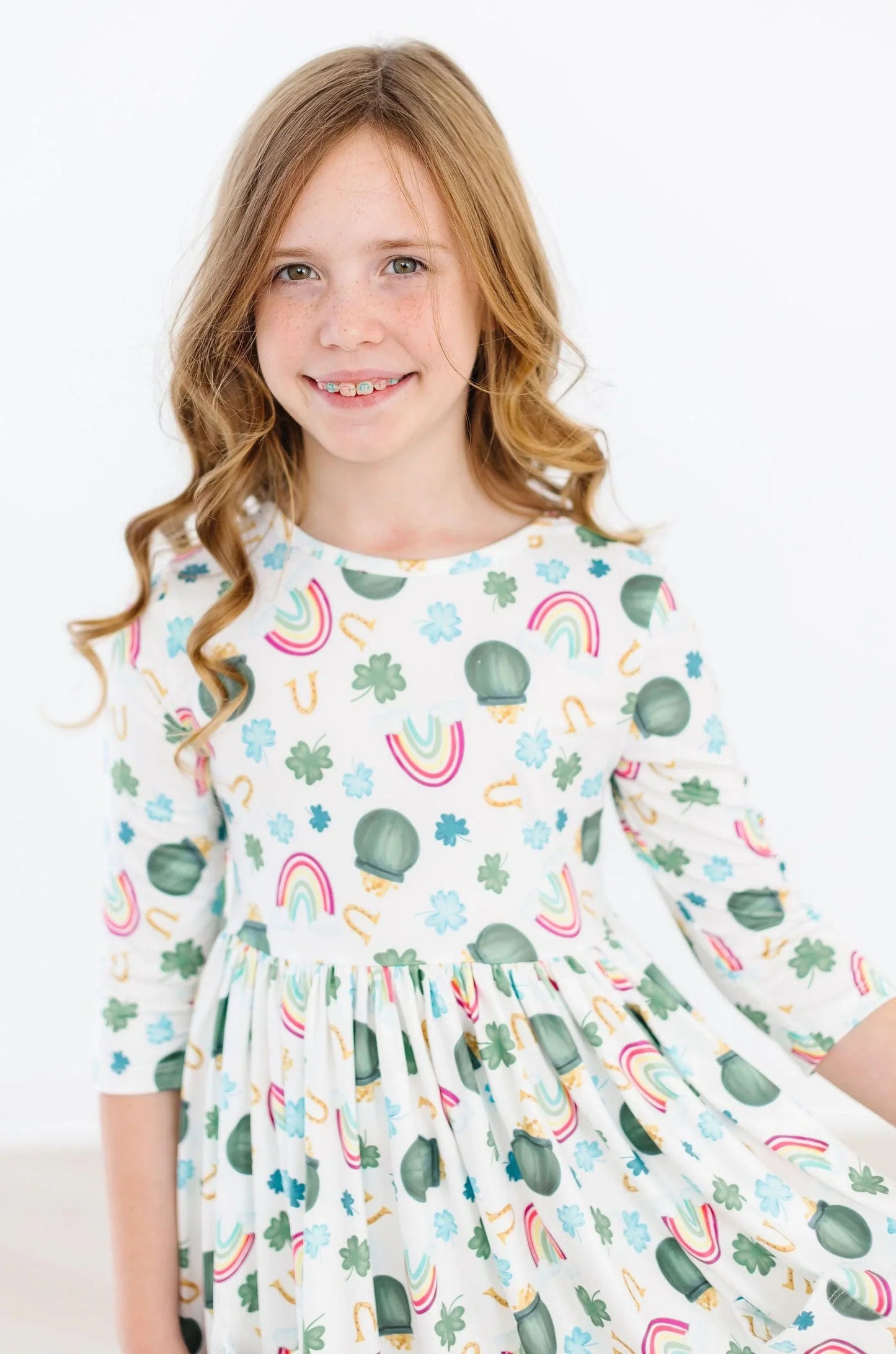 Luck of the Irish Pocket Twirl Dress