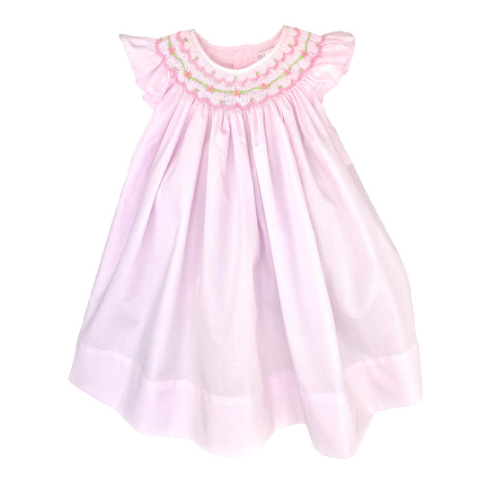 Pink Smocked Dress