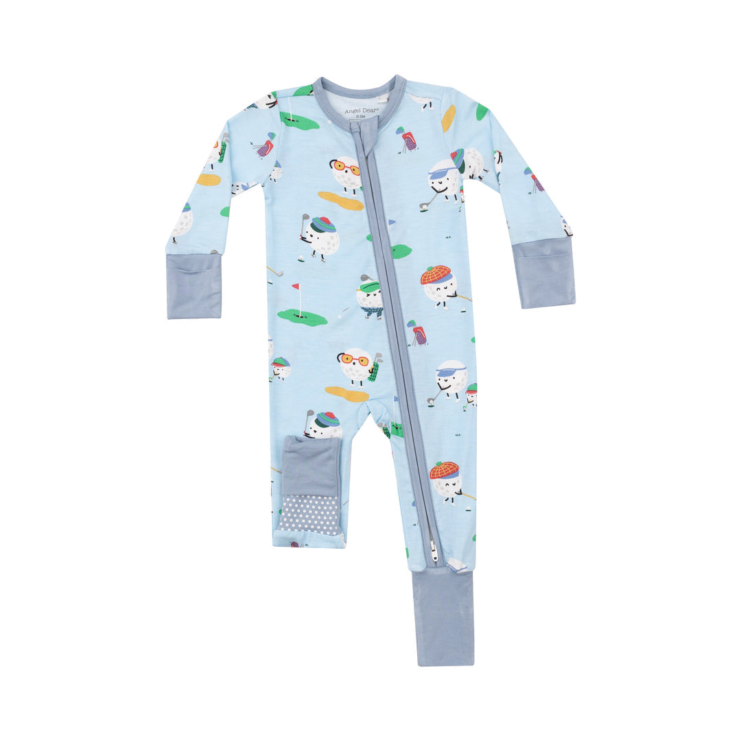 Golf Club Pro 2 Way Zipper Romper by Angel Dear