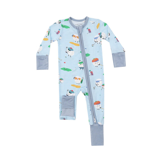 Golf Club Pro 2 Way Zipper Romper by Angel Dear