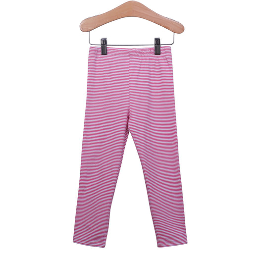 Leggings -Hot Pink Stripe by Jellybean