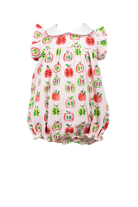 Gala Apples S/S Girl Bubble (Pima) by the Proper Peony