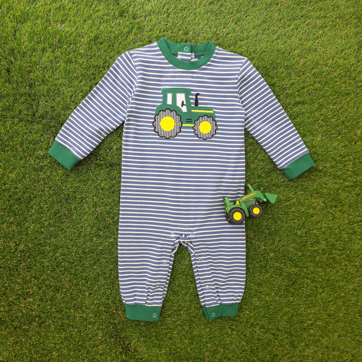 Tractor Romper by Trotter Street Kids
