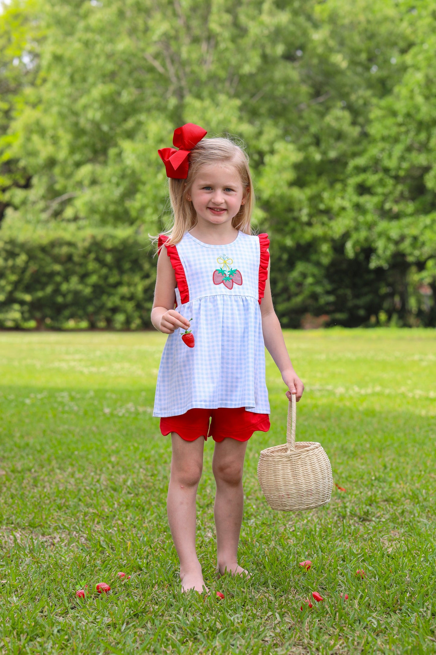 Strawberry Short Set by Trotter Street Kids